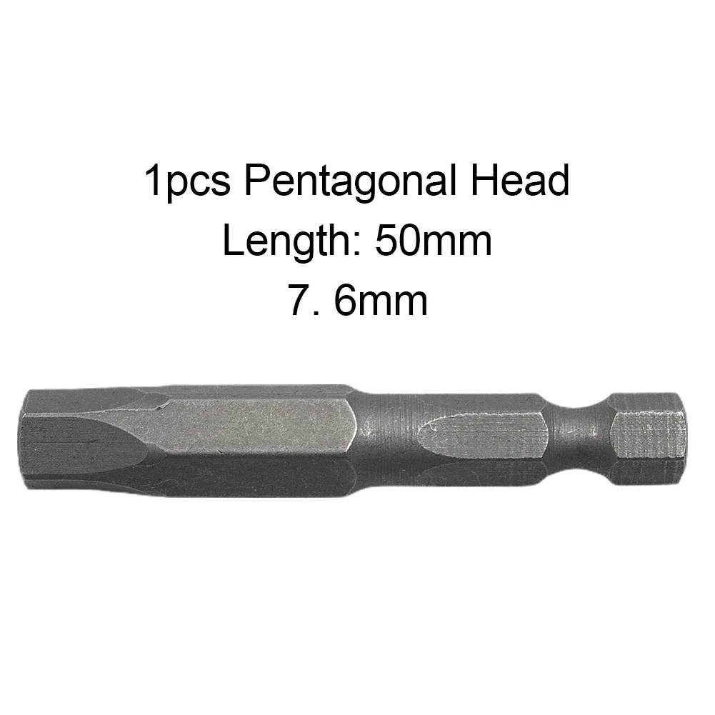 Newest 2022 Brand New High Qulity Wokshop Screwdriver Bit Pentagonal Bit 1/4 Inch 1PCS Accessories Replacement
Newest 2022 Brand New High Qulity Wokshop Screwdriver Bit Pentagonal Bit 1/4 Inch 1PCS Accessories Replacement