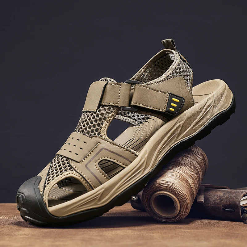 New Summer Men Sandals Fishing Slippers Trekking Outdoor Roman Hiking Classic Casual Climbing Comfortable Beach Leather Fashion
New Summer Men Sandals Fishing Slippers Trekking Outdoor Roman Hiking Classic Casual Climbing Comfortable Beach Leather Fashion