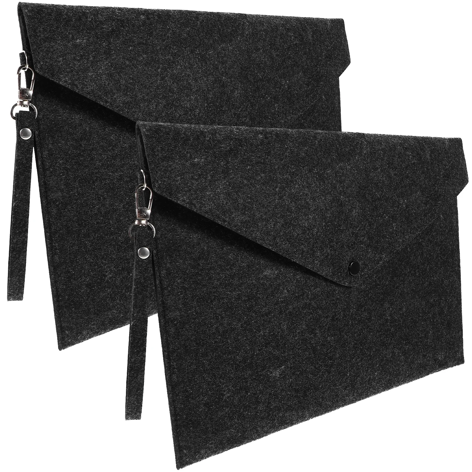 2pcs Felt File Folders Snap Button Document Bags Portable Office Supplies Storage Organizers Grey Color
2pcs Felt File Folders Snap Button Document Bags Portable Office Supplies Storage Organizers Grey Color