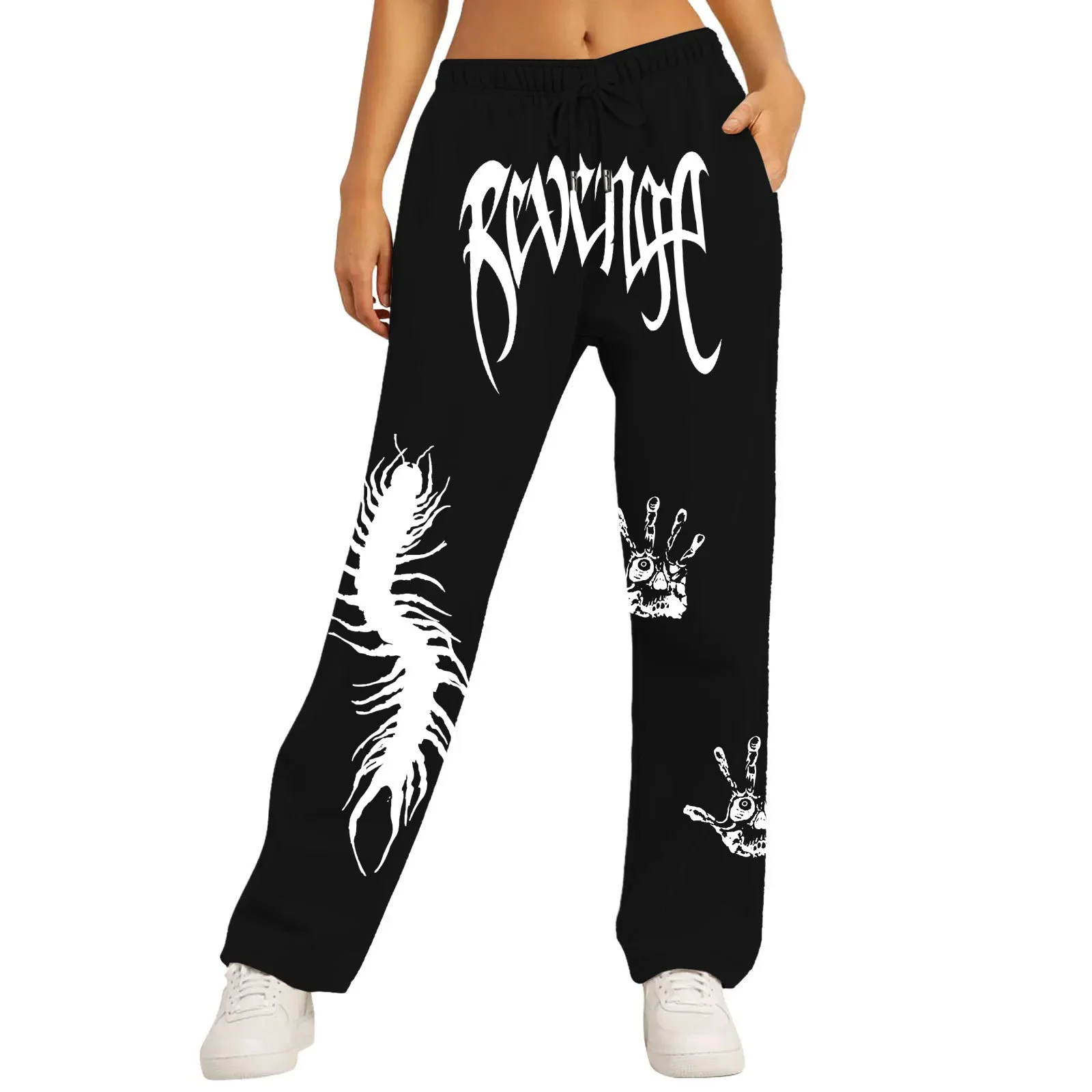2024 Autumn New Y2K Dark Gothic Printed Loose and Skinny Men's and Women's Lace up Sports Pants Bathroom Pants
2024 Autumn New Y2K Dark Gothic Printed Loose and Skinny Men's and Women's Lace up Sports Pants Bathroom Pants