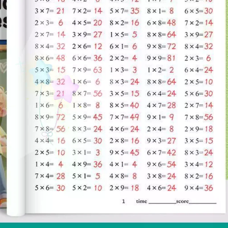 Multiplication And Division Math Practice Workbook Boost Calculation Skills for Kids Logical Thinking Ability Cultivation
Multiplication And Division Math Practice Workbook Boost Calculation Skills for Kids Logical Thinking Ability Cultivation