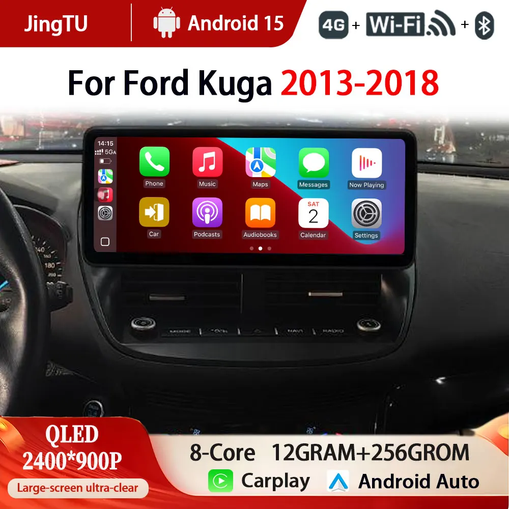 Android 15 для Ford Kuga 2013-2018 2K QLED Android автомобильный радиоприемник мультимедийный видеоплеер GPS стерео CarPlay
Android 15 для Ford Kuga 2013-2018 2K QLED Android автомобильный радиоприемник мультимедийный видеоплеер GPS стерео CarPlay