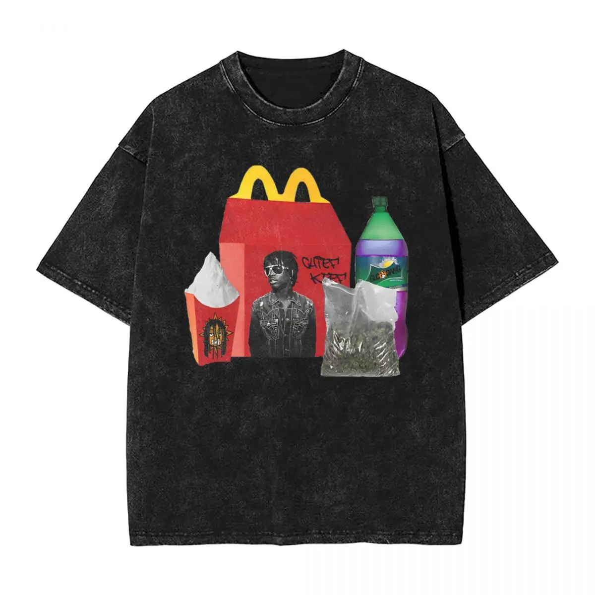 Футболка Keef X Mcglo в стиле хип-хоп, хлопковая моющаяся футболка в стиле High Street, винтажные топы для мужчин и женщин, летняя уличная одежда
Футболка Keef X Mcglo в стиле хип-хоп, хлопковая моющаяся футболка в стиле High Street, винтажные топы для мужчин и женщин, летняя уличная одежда