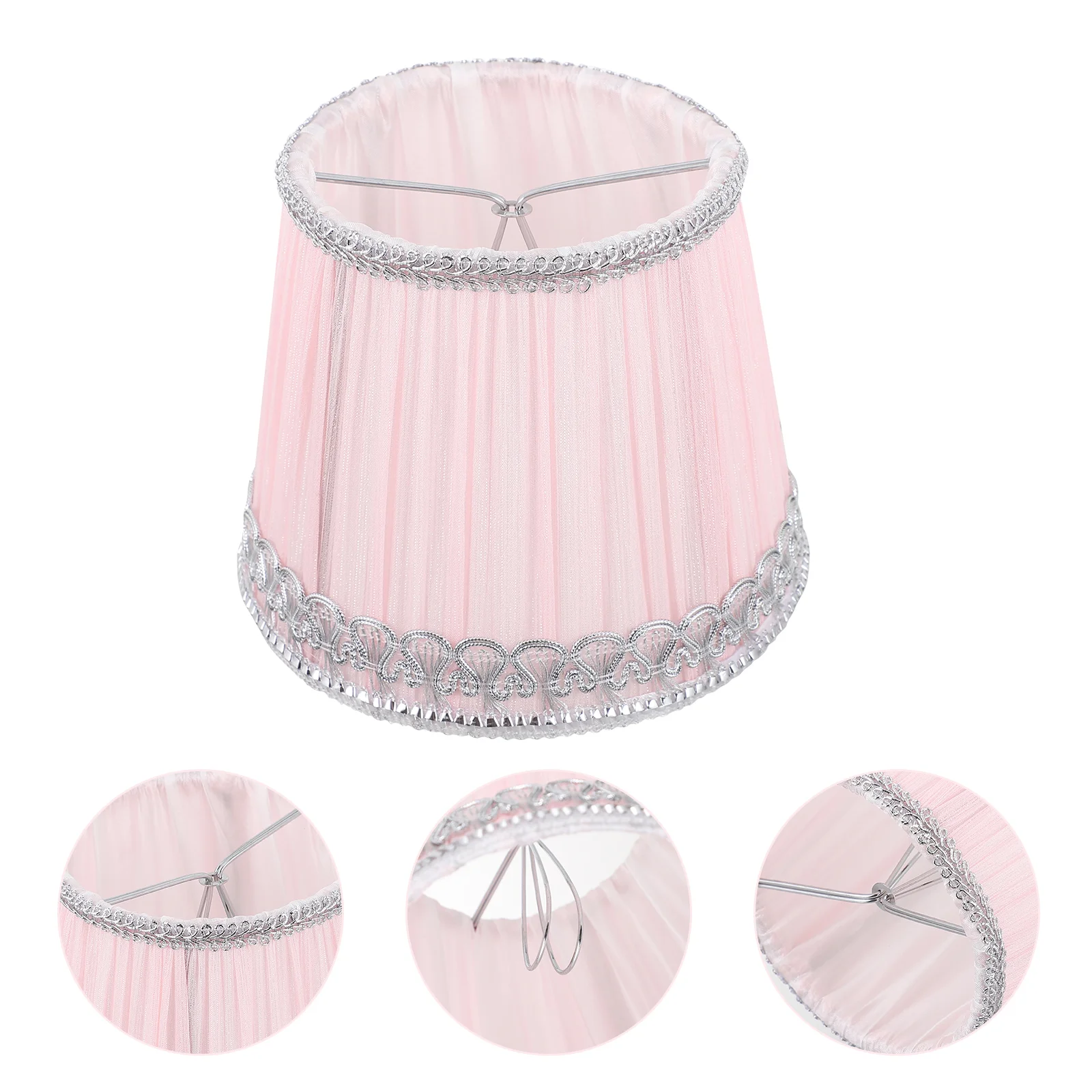 Lamp Shade Fabric Lampshade Pleated Chiffon Desk Accessory Craft Pink Replacement
Lamp Shade Fabric Lampshade Pleated Chiffon Desk Accessory Craft Pink Replacement