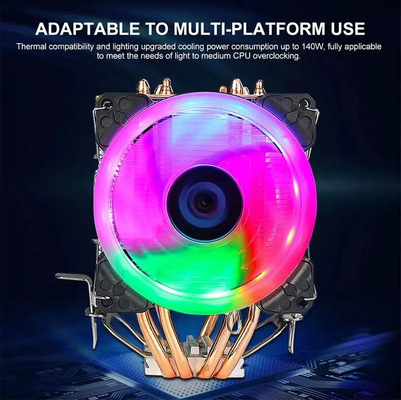 4-контактный ШИМ 4/6 тепловых трубок RGB Вентилятор охлаждения процессора Кулер процессора Радиатор Вентилятор ПК Intel LGA 2011 1200 1150 1151 1155 X79 X99 AM3 AM4
4-контактный ШИМ 4/6 тепловых трубок RGB Вентилятор охлаждения процессора Кулер процессора Радиатор Вентилятор ПК Intel LGA 2011 1200 1150 1151 1155 X79 X99 AM3 AM4