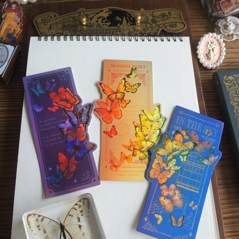 10pcs Laser Color Butterfly Pattern Card As Scrapbooking Party Invitation Gift Card Message Postcard Greeting Card
10pcs Laser Color Butterfly Pattern Card As Scrapbooking Party Invitation Gift Card Message Postcard Greeting Card