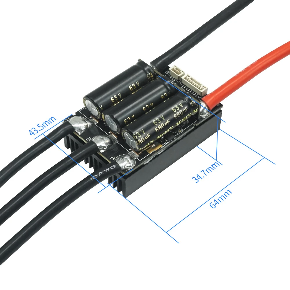 Hot Sale Flipsky Mini FSESC6.8 60V 100A VESC6 Brushless Motor Controller with Heatsink for Eboard Scooter Ebike Go-Kart
Hot Sale Flipsky Mini FSESC6.8 60V 100A VESC6 Brushless Motor Controller with Heatsink for Eboard Scooter Ebike Go-Kart