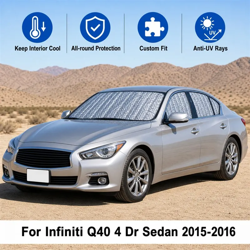 For Infiniti Q40 4 Dr Sedan 2015-2016 Full Set Car Window Sunshades UV Block Privacy Heat Insulated Foldable Car Curtain
For Infiniti Q40 4 Dr Sedan 2015-2016 Full Set Car Window Sunshades UV Block Privacy Heat Insulated Foldable Car Curtain