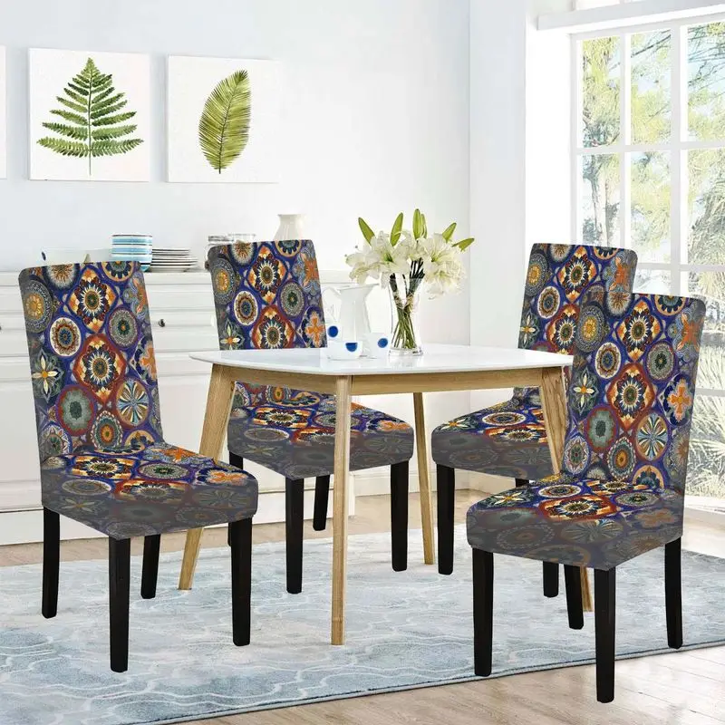 Эластичные чехлы для стульев в столовую с геометрическими узорами, машинная стирка, для отелей, банкетов и домашнего декора
Эластичные чехлы для стульев в столовую с геометрическими узорами, машинная стирка, для отелей, банкетов и домашнего декора