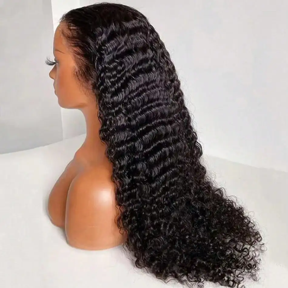 180% Density Deep Wave Lace Front Wigs Human Hair 13x6 13x4 Transparent Human Hair Lace Front Wigs For Women Deep Curly Human Hair Wigs Pre Plcked Deep Wave Frontal Wigs With Baby Hair Designed specifically for black women
180% Density Deep Wave Lace Front Wigs Human Hair 13x6 13x4 Transparent Human Hair Lace Front Wigs For Women Deep Curly Human Hair Wigs Pre Plcked Deep Wave Frontal Wigs With Baby Hair Designed specifically for black women