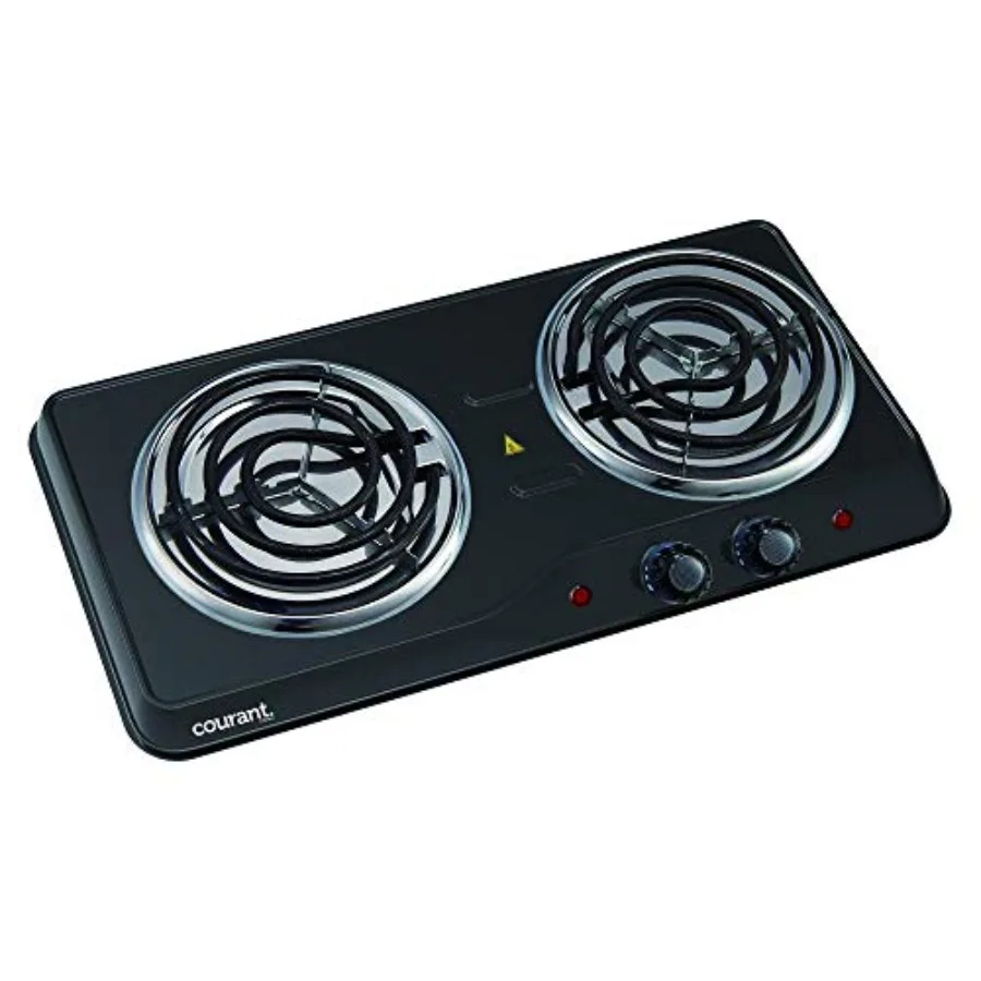 Double Burner 1700W Hotplate Black Countertop Burner Portable Electric Cooktop Black CEB2183K
Double Burner 1700W Hotplate Black Countertop Burner Portable Electric Cooktop Black CEB2183K
