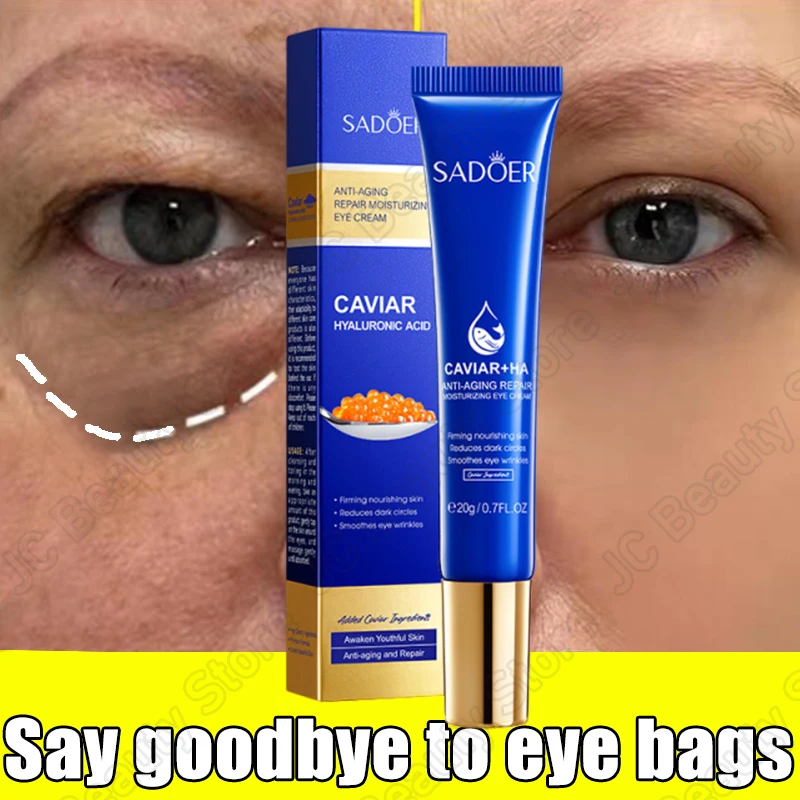 Caviar Hyaluronic Acid Anti Dark Circles Eye Cream Fades Crow's Feet Remove Eye Bags Puffiness Firming Brighten Eyes Skin Care
Caviar Hyaluronic Acid Anti Dark Circles Eye Cream Fades Crow's Feet Remove Eye Bags Puffiness Firming Brighten Eyes Skin Care