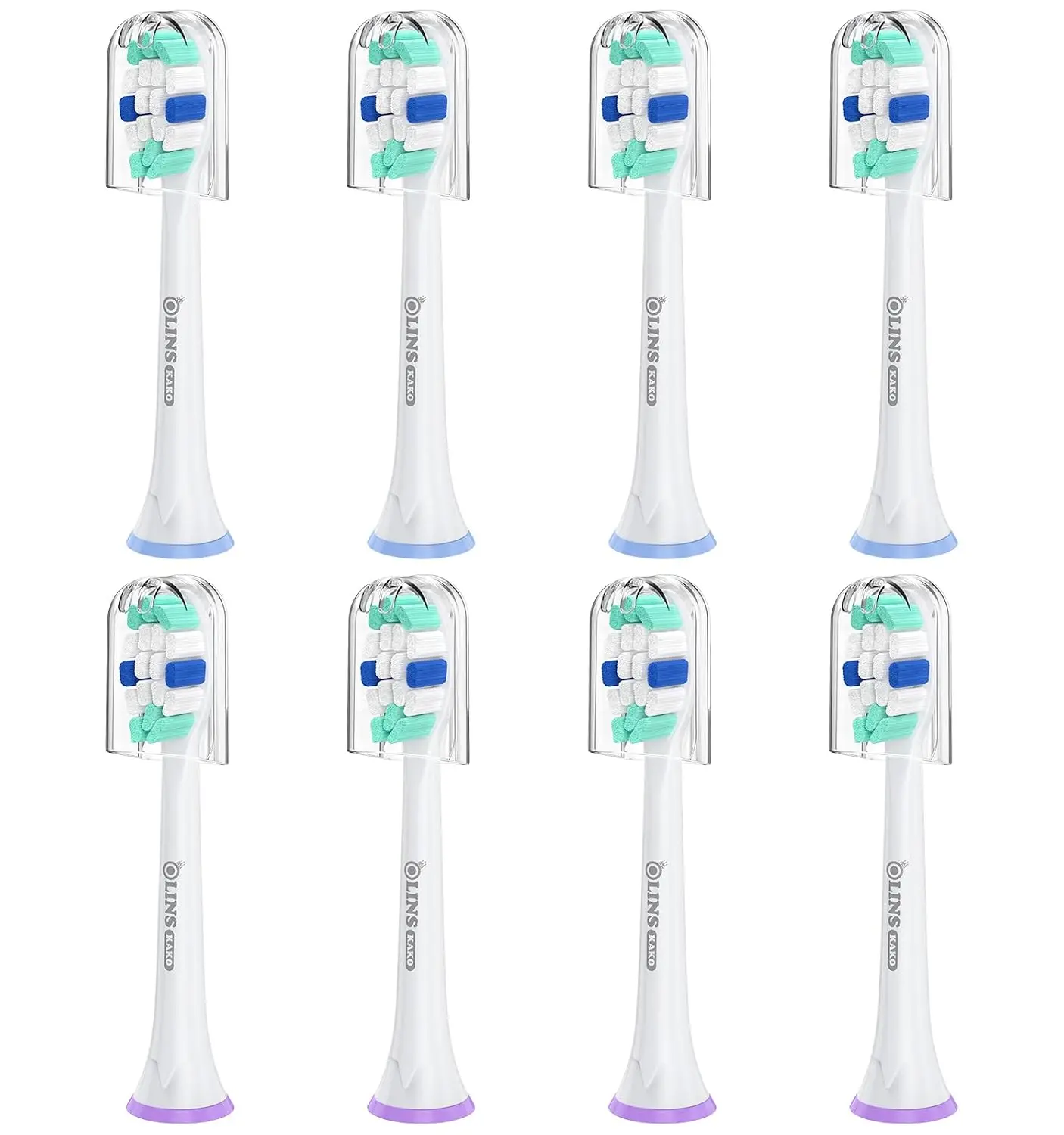 8-Pack Replacement Toothbrush Heads for Sonicare Snap-On Handles, DuPont Bristles
8-Pack Replacement Toothbrush Heads for Sonicare Snap-On Handles, DuPont Bristles