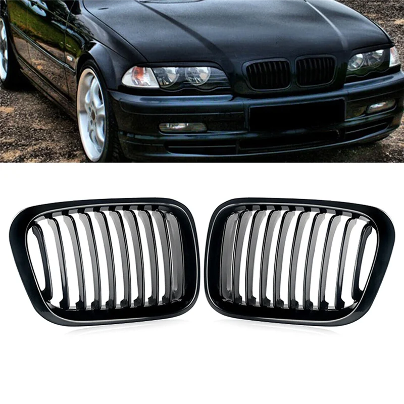 A09E-Car Front Kidney Grills For BMW E46 3 Series 320I 325I 325Xi 323I 4D 4 Door 1998-2001 Gloss Black 51138208489 51138208490
A09E-Car Front Kidney Grills For BMW E46 3 Series 320I 325I 325Xi 323I 4D 4 Door 1998-2001 Gloss Black 51138208489 51138208490
