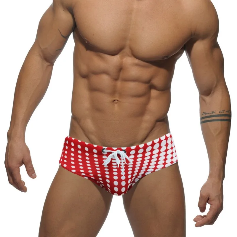 Men Quick Drying Swim BriefsPolka Dot Print Sexy Low-waisted Drawstring Swim Trunks Sports Beach Shorts Surf Bathing Suit
Men Quick Drying Swim BriefsPolka Dot Print Sexy Low-waisted Drawstring Swim Trunks Sports Beach Shorts Surf Bathing Suit