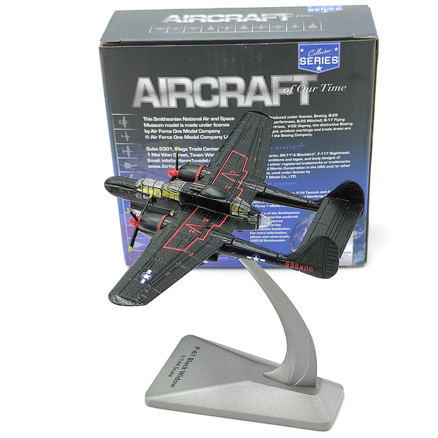 AIRCRAFT 1:144 Scale P-61 Black Widow Fighter 1944 Model Diecast Alloy Classics Toys Souvenir Collectibles Gifts Static Display
AIRCRAFT 1:144 Scale P-61 Black Widow Fighter 1944 Model Diecast Alloy Classics Toys Souvenir Collectibles Gifts Static Display