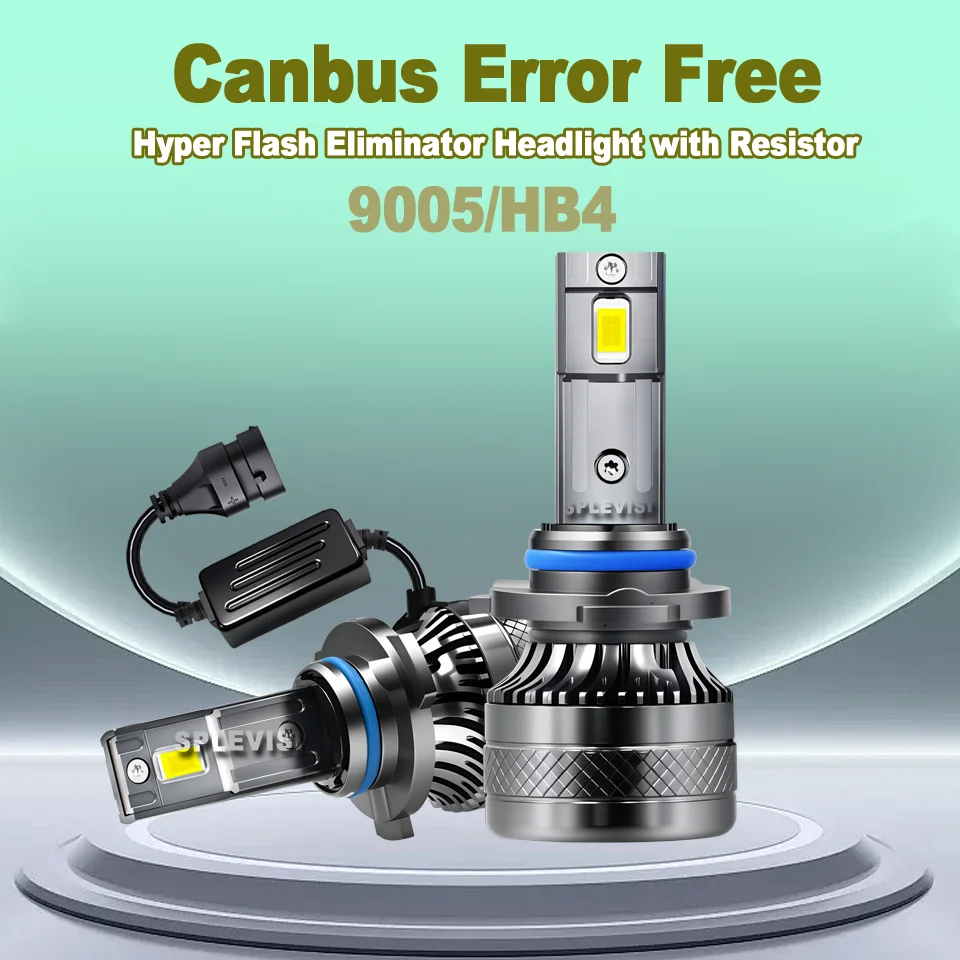 A Pair of Anti-Flicker Headlight with Built-in Resistors 9005 HB3 Car LED Headlights High Beam Bulbs csp IP68 6000K 20000LM 12v
A Pair of Anti-Flicker Headlight with Built-in Resistors 9005 HB3 Car LED Headlights High Beam Bulbs csp IP68 6000K 20000LM 12v