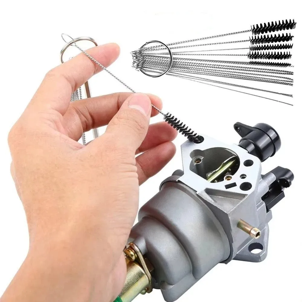 10 Cleaning Needles Carburetor Cleaner Tool Multi Purpose Versatile Carbon Dirt Jet Cleaner 5 Nylon Brushes Portable Design
10 Cleaning Needles Carburetor Cleaner Tool Multi Purpose Versatile Carbon Dirt Jet Cleaner 5 Nylon Brushes Portable Design