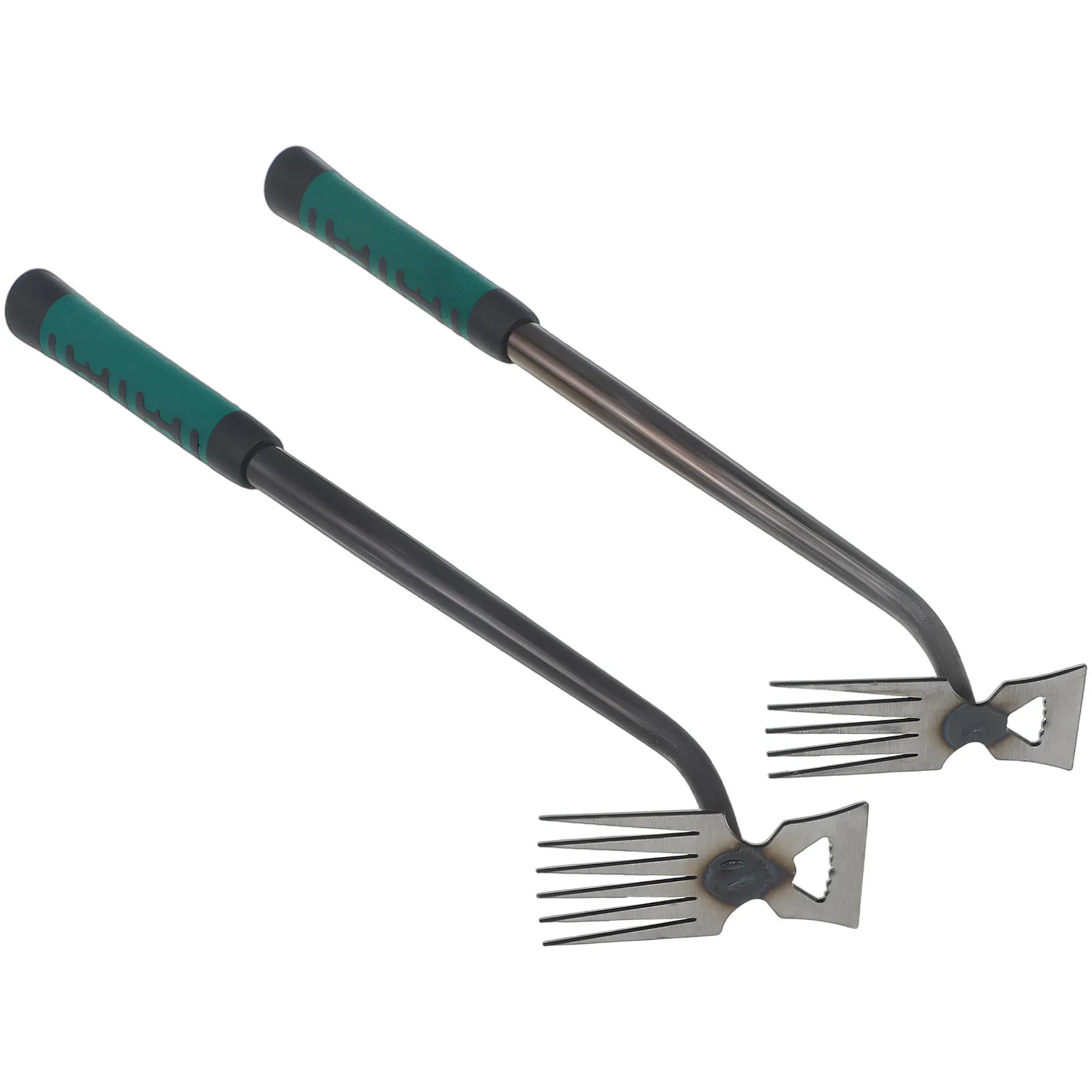 2Pcs Heavy Duty Weed Puller Tool with Dual Tooth Design for Easy Weeding Stand Weeding Tools Grass Root Removal Tool
2Pcs Heavy Duty Weed Puller Tool with Dual Tooth Design for Easy Weeding Stand Weeding Tools Grass Root Removal Tool