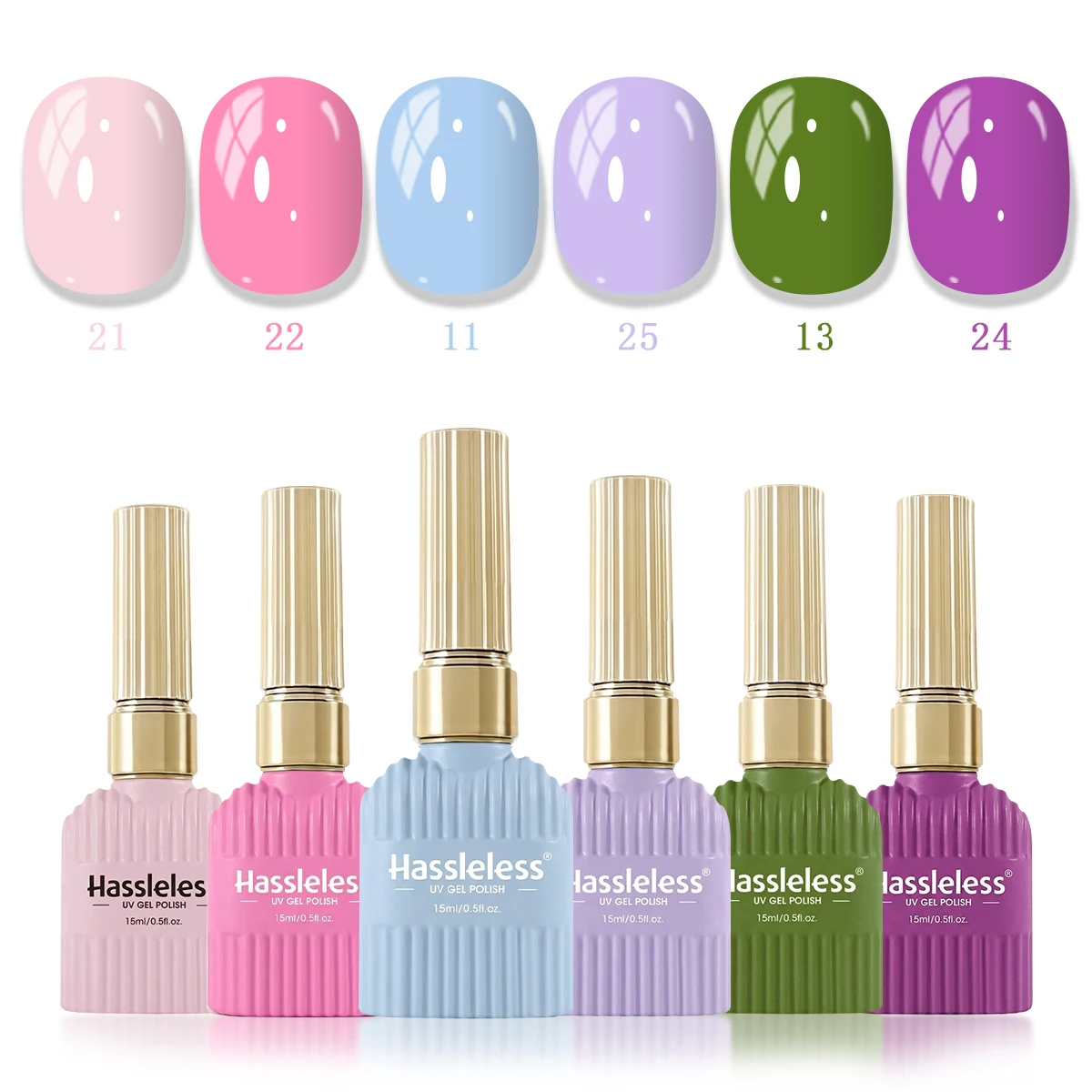 New macaron-colored 6-piece nail polish set, LED gel polish, high-saturation salon gel for long-lasting and salon-grade nail art
New macaron-colored 6-piece nail polish set, LED gel polish, high-saturation salon gel for long-lasting and salon-grade nail art
