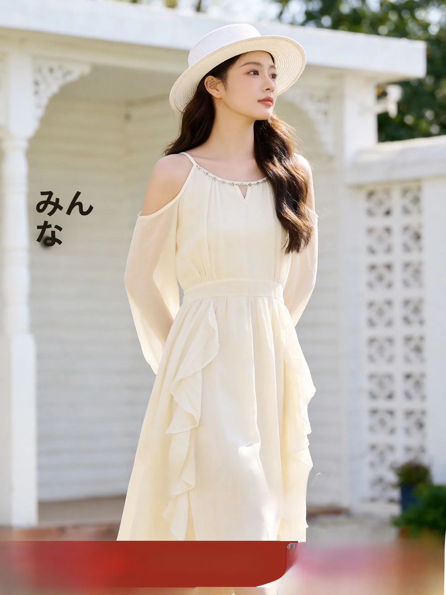 plus Size Women's Dress Elegant Pearl Shiny Chiffon Shoulder Bared Mid-Length A-Line Skirt High Waist Polyester Fiber Long Sl...
plus Size Women's Dress Elegant Pearl Shiny Chiffon Shoulder Bared Mid-Length A-Line Skirt High Waist Polyester Fiber Long Sl...