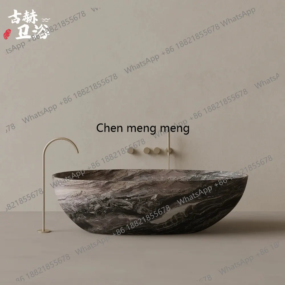 Artificial stone bathtub Home hotel B & B villa Light luxury simple independent bath
Artificial stone bathtub Home hotel B & B villa Light luxury simple independent bath