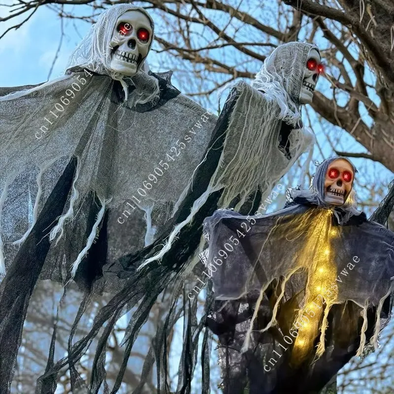 Halloween Practical Joke Outdoor Hanging Ghost Eyes Ornament Glowing Skull Ghost Gauze Decorative Layout Props Made Plastic
Halloween Practical Joke Outdoor Hanging Ghost Eyes Ornament Glowing Skull Ghost Gauze Decorative Layout Props Made Plastic