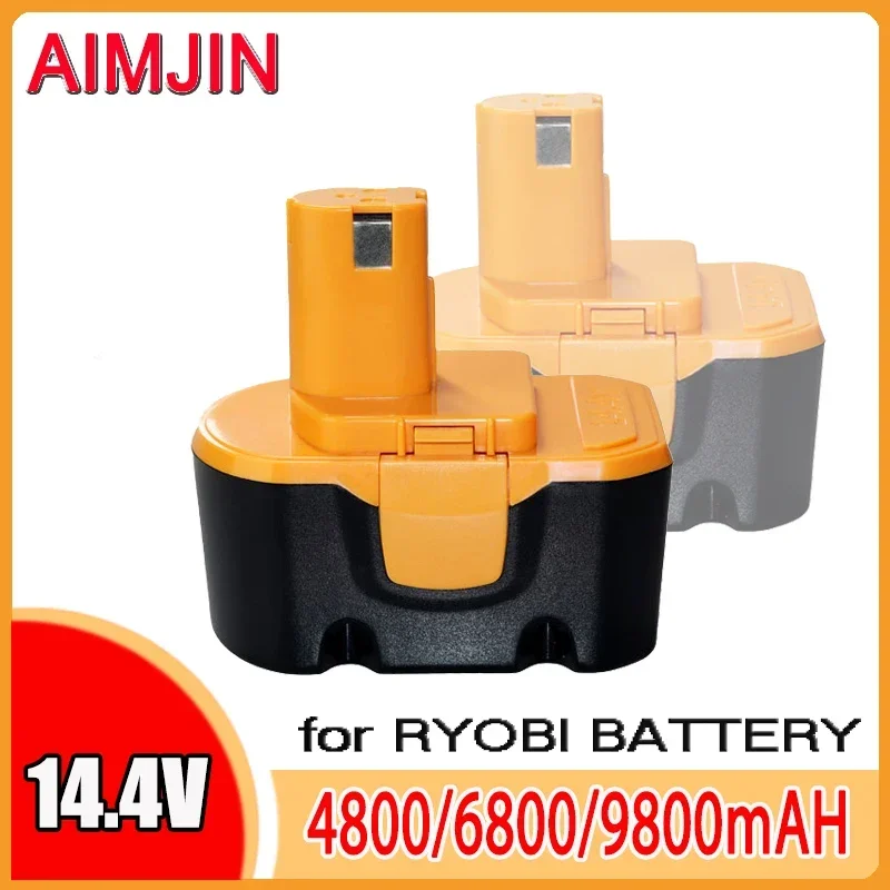 4800/6800/9800mAh for Ryobi 14.4V NI-MH Battery SaftSafety Compatible R10521 RY6201 RY6202 130224010 130224011 130281002 1314702
4800/6800/9800mAh for Ryobi 14.4V NI-MH Battery SaftSafety Compatible R10521 RY6201 RY6202 130224010 130224011 130281002 1314702