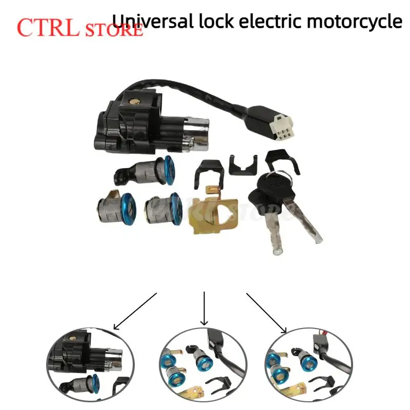Universal Lock Electric Motorcycle Anti-theft Ignition Switch Lock Waterproof Durable Fit E-Scooter Moped Electric Bike ATV Quad
Universal Lock Electric Motorcycle Anti-theft Ignition Switch Lock Waterproof Durable Fit E-Scooter Moped Electric Bike ATV Quad
