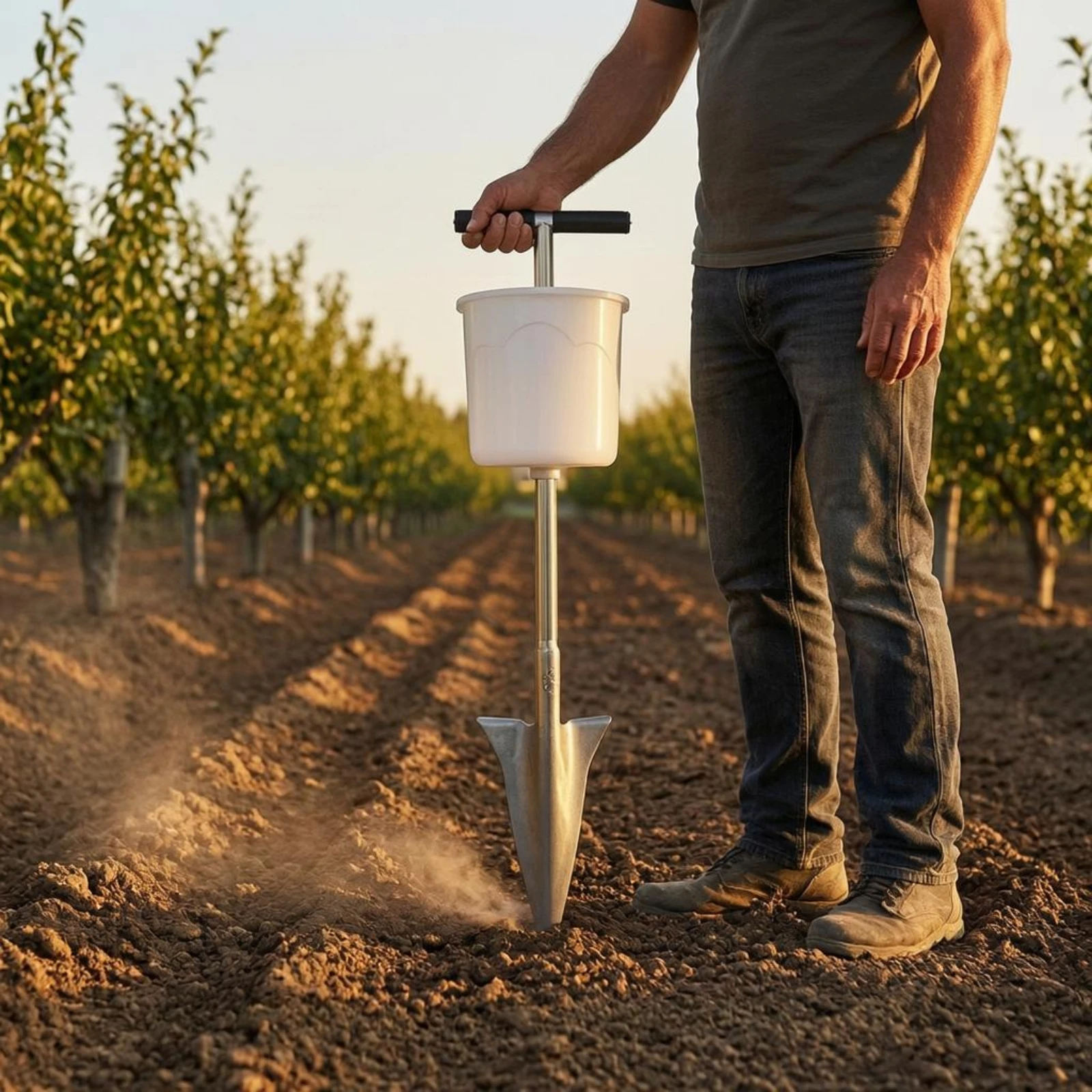 Fruit Tree Fertilizer Applicator Pointed Tip Manual Fertilizer Applicator Plastic Hopper Easy to Use
Fruit Tree Fertilizer Applicator Pointed Tip Manual Fertilizer Applicator Plastic Hopper Easy to Use
