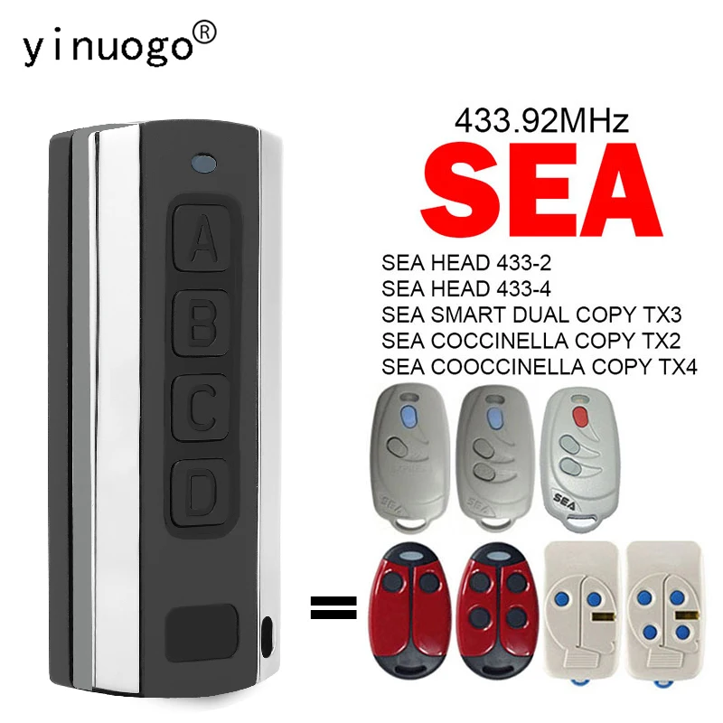 100% совместимость SEA HEAD 433-2 433-4 SMART DUAL COPY TX3 COCCINELLA COPY TX2 COOCCINELLA COPY TX4 Пульт дистанционного управления гаражными воротами
100% совместимость SEA HEAD 433-2 433-4 SMART DUAL COPY TX3 COCCINELLA COPY TX2 COOCCINELLA COPY TX4 Пульт дистанционного управления гаражными воротами