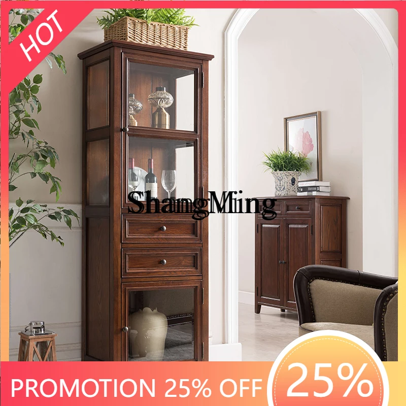 FG good-looking Simple High Side Cabinet Solid Wood Locker Furniture Glass Side Cabinet Ash Wood
FG good-looking Simple High Side Cabinet Solid Wood Locker Furniture Glass Side Cabinet Ash Wood
