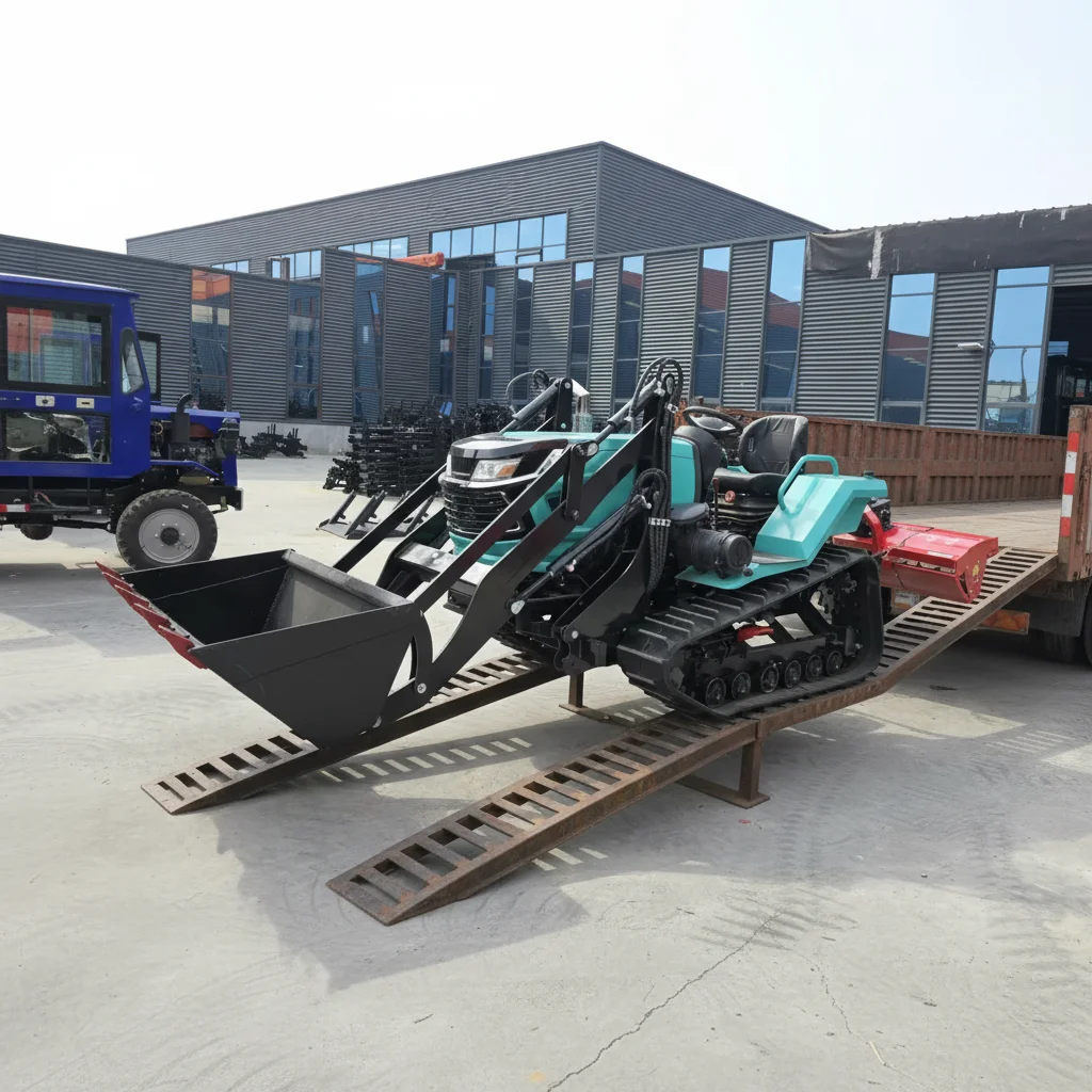 Customize Multifunctional Crawler Tractor Mini Farm Machine With Rotary Tiller Loader High Efficiency Best Price
Customize Multifunctional Crawler Tractor Mini Farm Machine With Rotary Tiller Loader High Efficiency Best Price