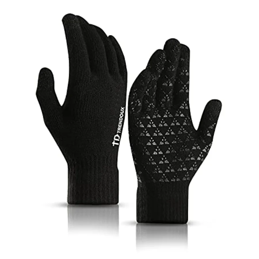 Winter Gloves for Men Women - Upgraded Touch Screen Cold Weather Thermal Warm Knit Glove for Running Driving Hiking
Winter Gloves for Men Women - Upgraded Touch Screen Cold Weather Thermal Warm Knit Glove for Running Driving Hiking