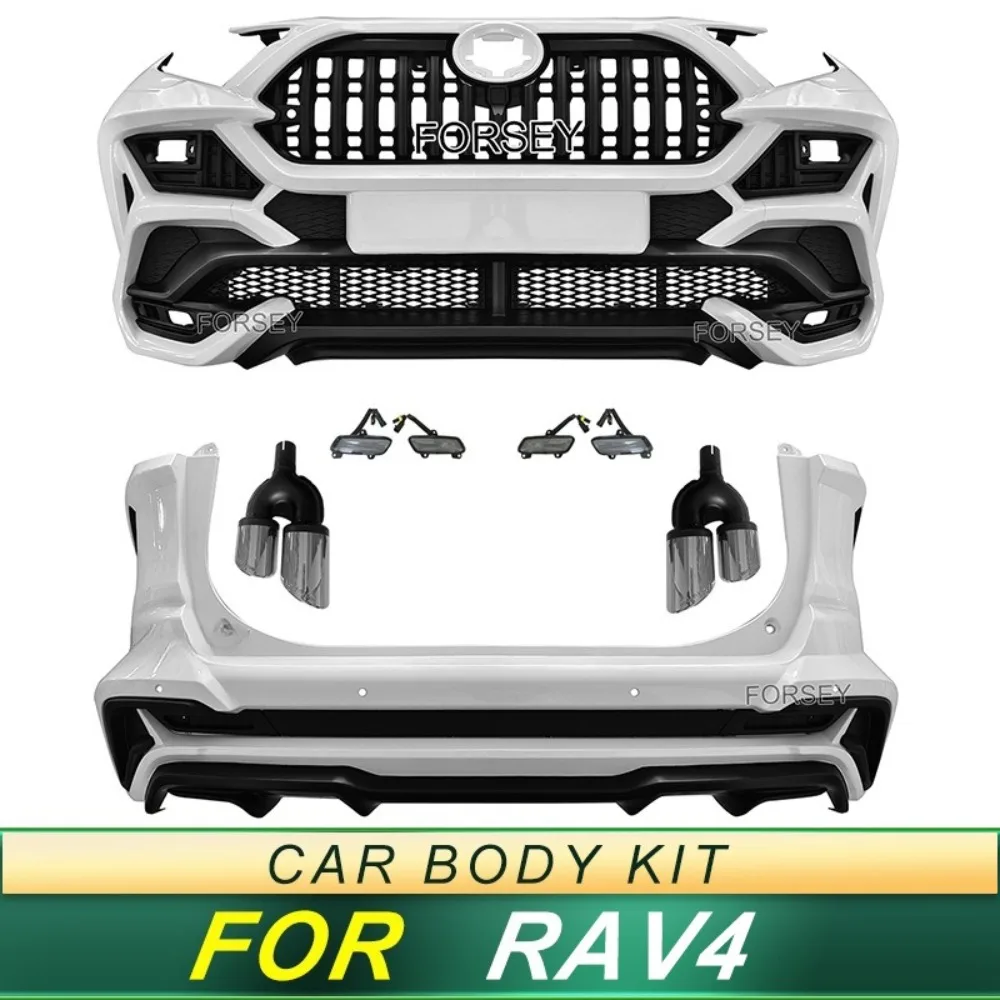 Car body kit front and rear bumper assembly For Toyota RAV4 2019-2025 with rear lip spoiler PP+ABS tail wing Car Accessories
Car body kit front and rear bumper assembly For Toyota RAV4 2019-2025 with rear lip spoiler PP+ABS tail wing Car Accessories