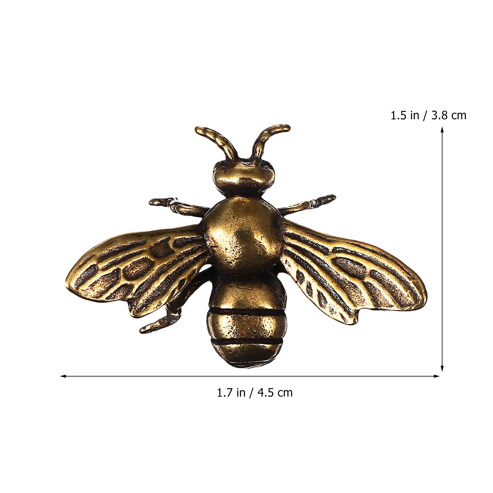 2 Pcs Bee Figurines Handmade Creative Home Office Decor Metal Insect Statue Bee Statue Miniature Craft Gift Idea
2 Pcs Bee Figurines Handmade Creative Home Office Decor Metal Insect Statue Bee Statue Miniature Craft Gift Idea
