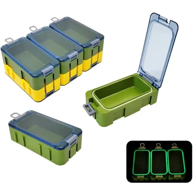 New 3pcs Luminous Mini Fishing Accessory Boxes Fish Hooks Artificial Bait Plastic Spliceable Storage Box Sea Fishing Tackle Box
New 3pcs Luminous Mini Fishing Accessory Boxes Fish Hooks Artificial Bait Plastic Spliceable Storage Box Sea Fishing Tackle Box