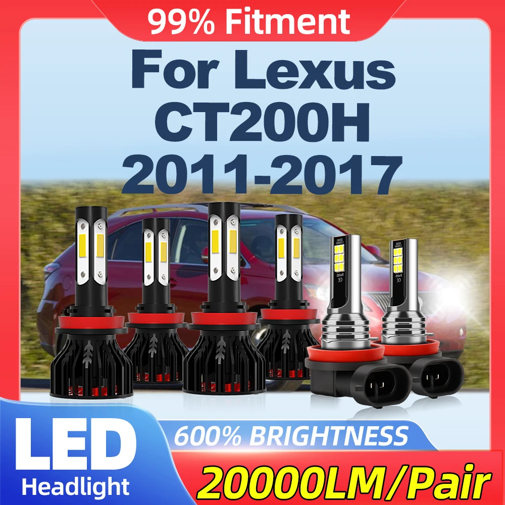 360W Canbus LED Headlights 60000LM Car Headlamp Bulbs 12V 6000K White For Lexus CT200H 2011 2012 2013 2014 2015 2016 2017
360W Canbus LED Headlights 60000LM Car Headlamp Bulbs 12V 6000K White For Lexus CT200H 2011 2012 2013 2014 2015 2016 2017