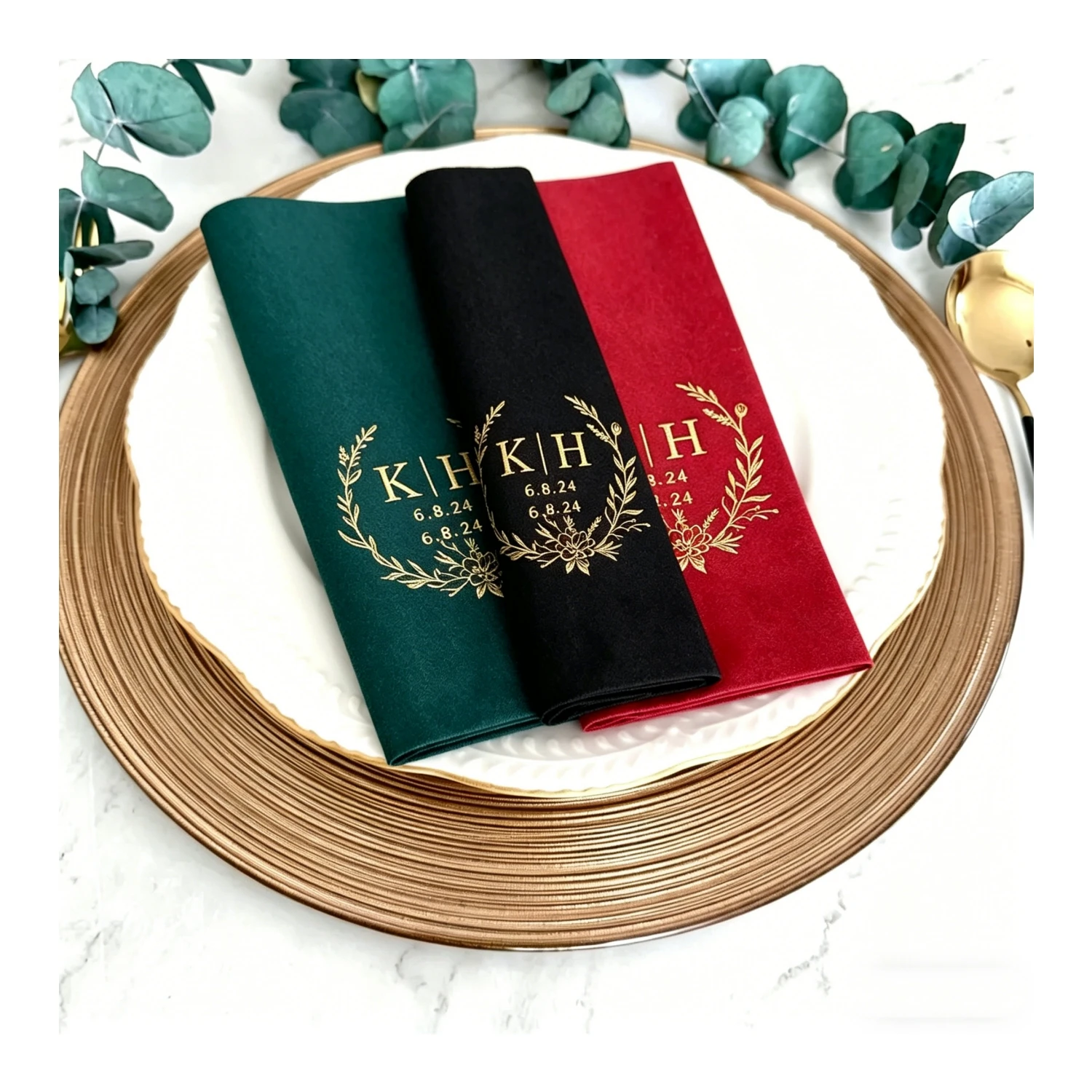 Personalized Disposable Linen Like Napkins 100pcs Sheepsew Gold Foil for Wedding Dinner Party Banquet
Personalized Disposable Linen Like Napkins 100pcs Sheepsew Gold Foil for Wedding Dinner Party Banquet