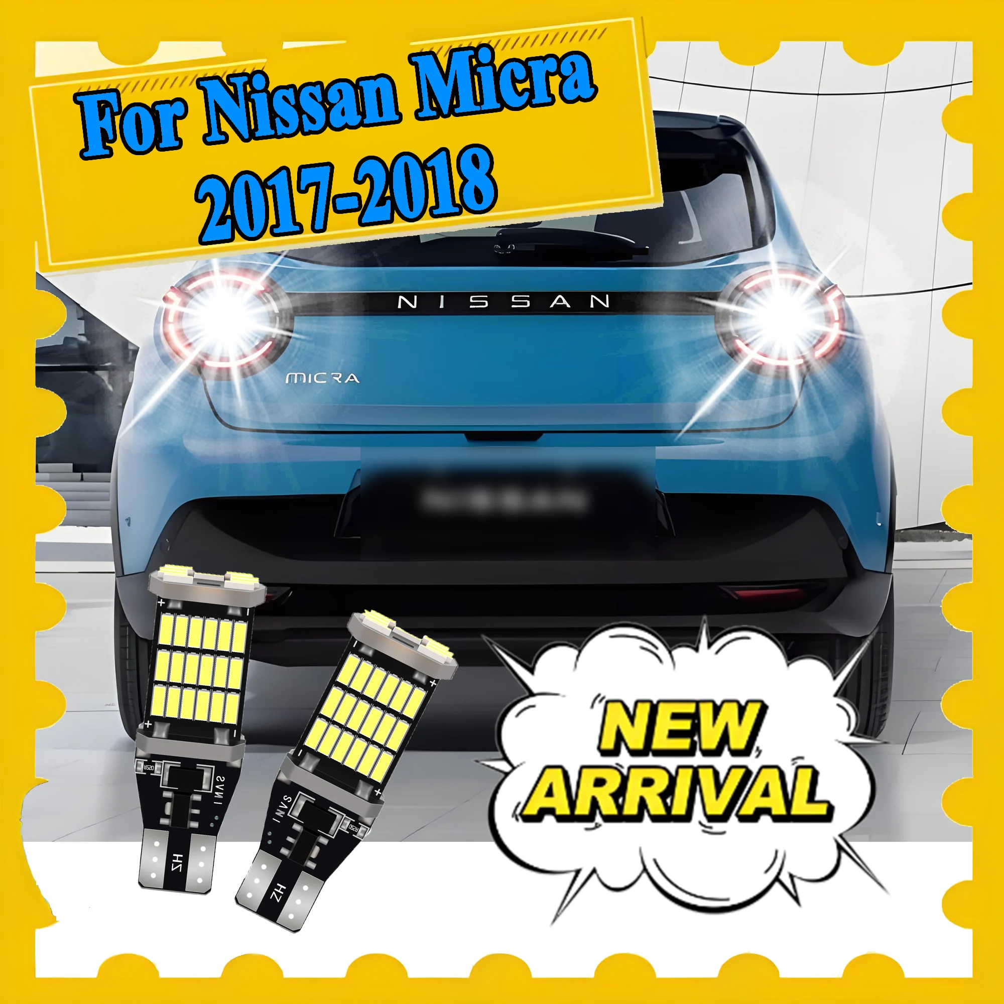 2PCS T15 W16W 921 Canbus Car LED Reverse Light 6000K High Power For Nissan Micra 2017-2018 Plug and Play Back UP Backup Lamp
2PCS T15 W16W 921 Canbus Car LED Reverse Light 6000K High Power For Nissan Micra 2017-2018 Plug and Play Back UP Backup Lamp