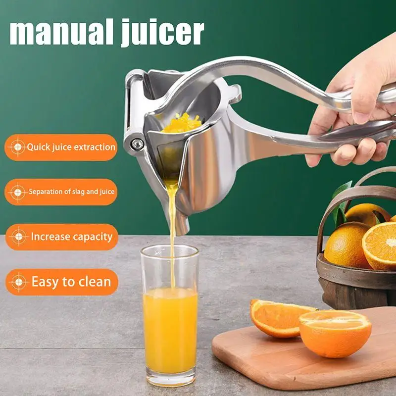 1Pc Metal Manual Juicer Lemon Squeezer Hand Press Juicer Citrus Fruit Juice Maker For Orange Pomegranate Lime Kitchen Gadgets
1Pc Metal Manual Juicer Lemon Squeezer Hand Press Juicer Citrus Fruit Juice Maker For Orange Pomegranate Lime Kitchen Gadgets