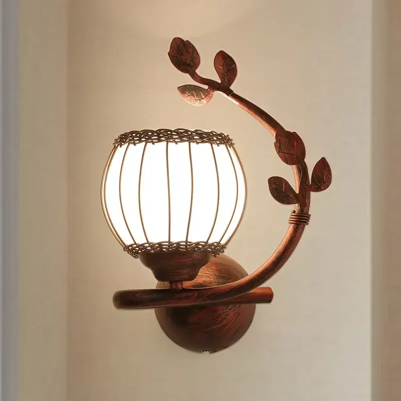 Flower Basket Wall Lights Home Decor American Retro Sconces for Living Room Bedroom Wall Lamp Aisle Lighting Fixtures Luminarias
Flower Basket Wall Lights Home Decor American Retro Sconces for Living Room Bedroom Wall Lamp Aisle Lighting Fixtures Luminarias