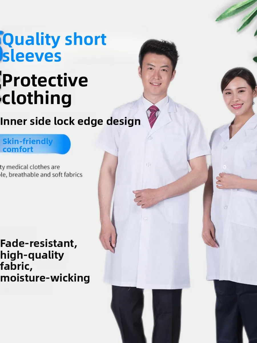 ort-Sve White Lab Coat for Men And Women Chemical Labora Work orm Nurse Doctor Coat Student Cht Lab Coat
ort-Sve White Lab Coat for Men And Women Chemical Labora Work orm Nurse Doctor Coat Student Cht Lab Coat