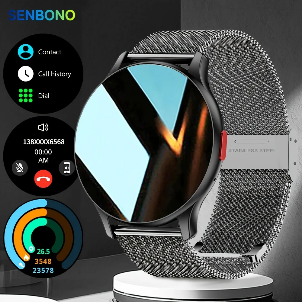SENBONO MAX11 AMOLED smartwatch men's high definition big screen heart rate exercise mode fitness tracker waterproof smartwatch
SENBONO MAX11 AMOLED smartwatch men's high definition big screen heart rate exercise mode fitness tracker waterproof smartwatch