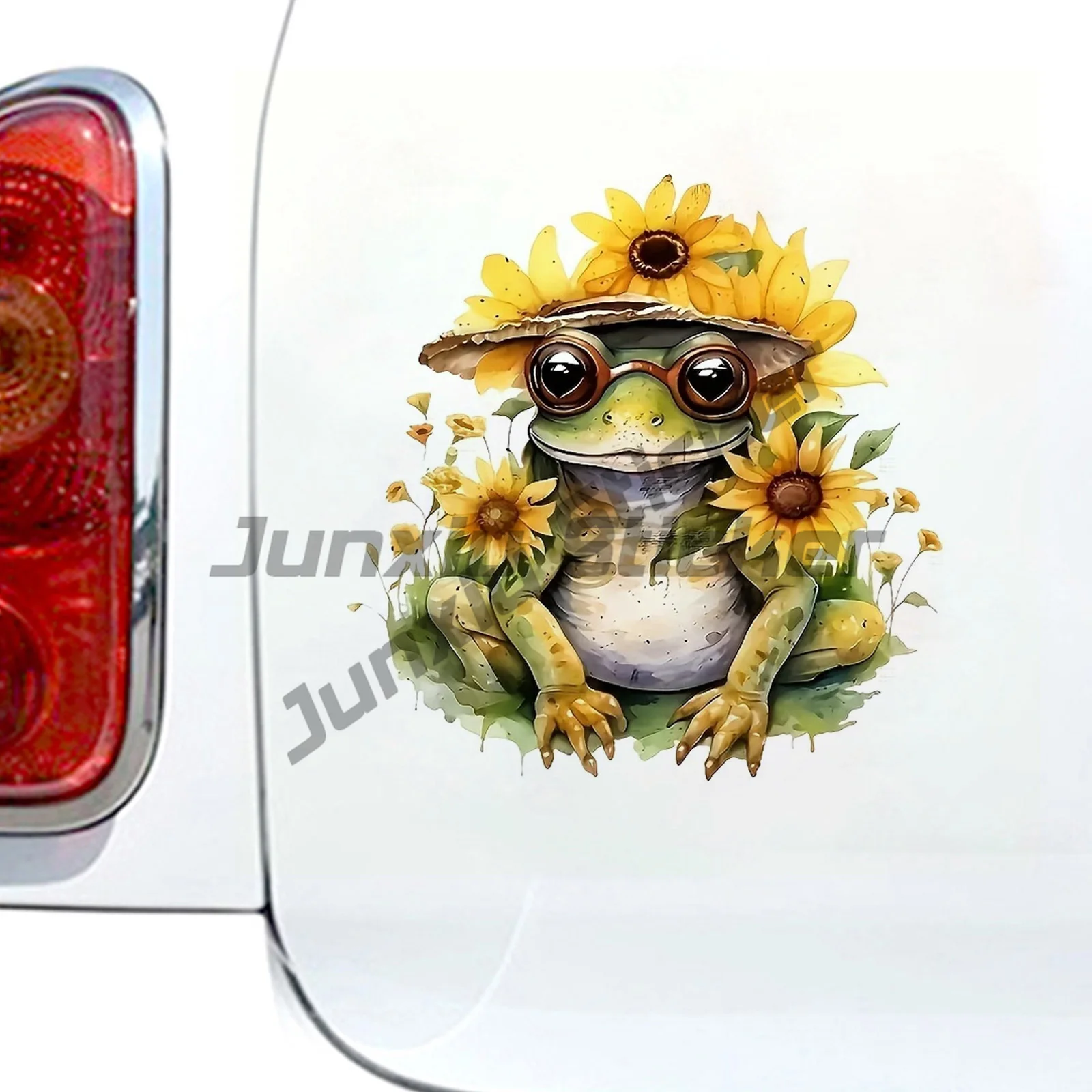 Sunflower Frog Car Decal PVC Sticker for Vehicles, Laptops, and Water Bottles - Durable & Easy To Apply, Used for Cars
Sunflower Frog Car Decal PVC Sticker for Vehicles, Laptops, and Water Bottles - Durable & Easy To Apply, Used for Cars