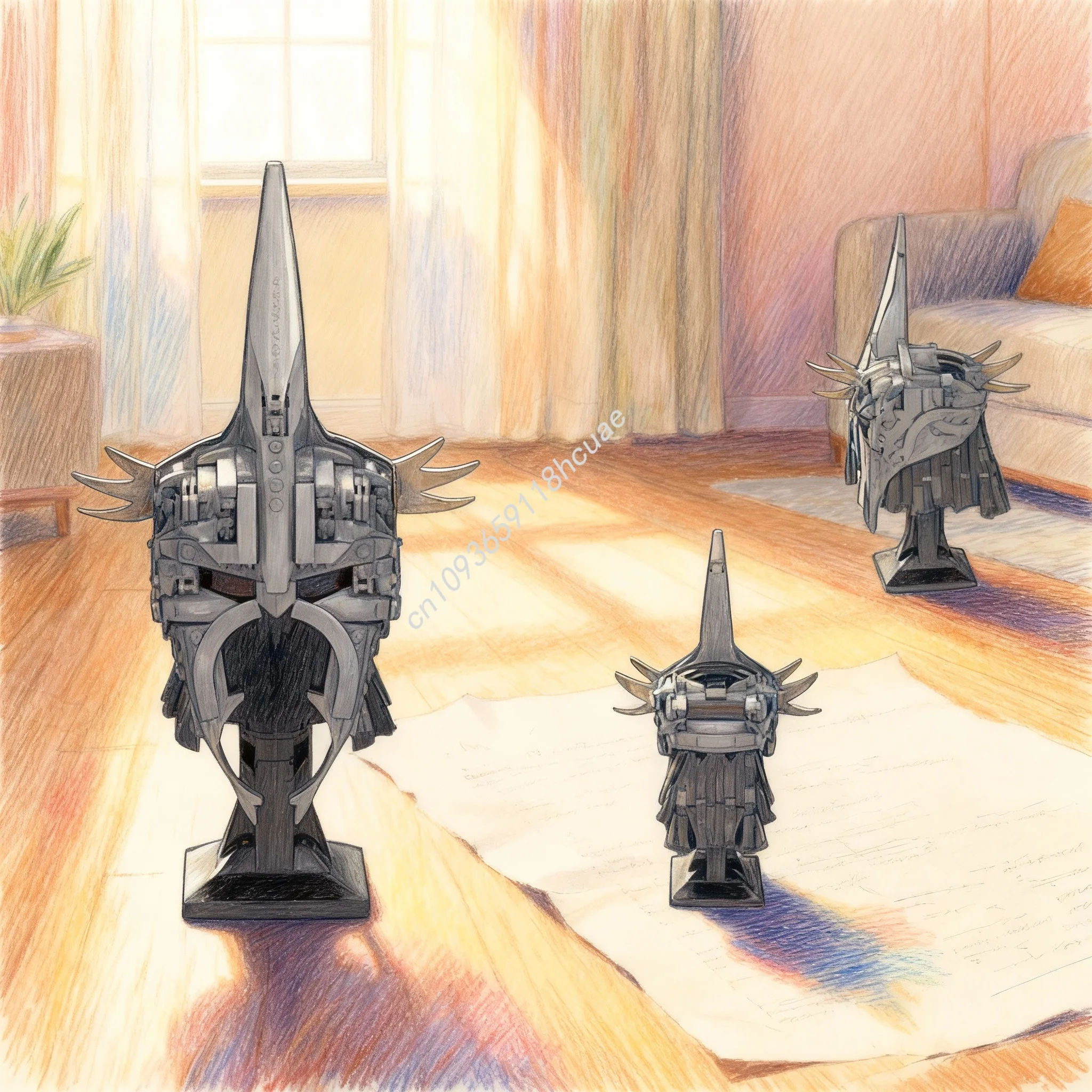 777pcs MOC The Witch King Angmar Helmet Hobbit Lord Rings Model Building Blocks Construction Christmas Gift Toy Education
777pcs MOC The Witch King Angmar Helmet Hobbit Lord Rings Model Building Blocks Construction Christmas Gift Toy Education