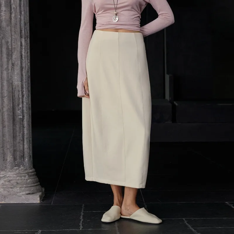 Французские юбки для женщин, осенне-зимняя свободная прямая юбка с высокой талией и разрезом, облегающая бедра юбка с цветочным бутоном, женская одежда
Французские юбки для женщин, осенне-зимняя свободная прямая юбка с высокой талией и разрезом, облегающая бедра юбка с цветочным бутоном, женская одежда