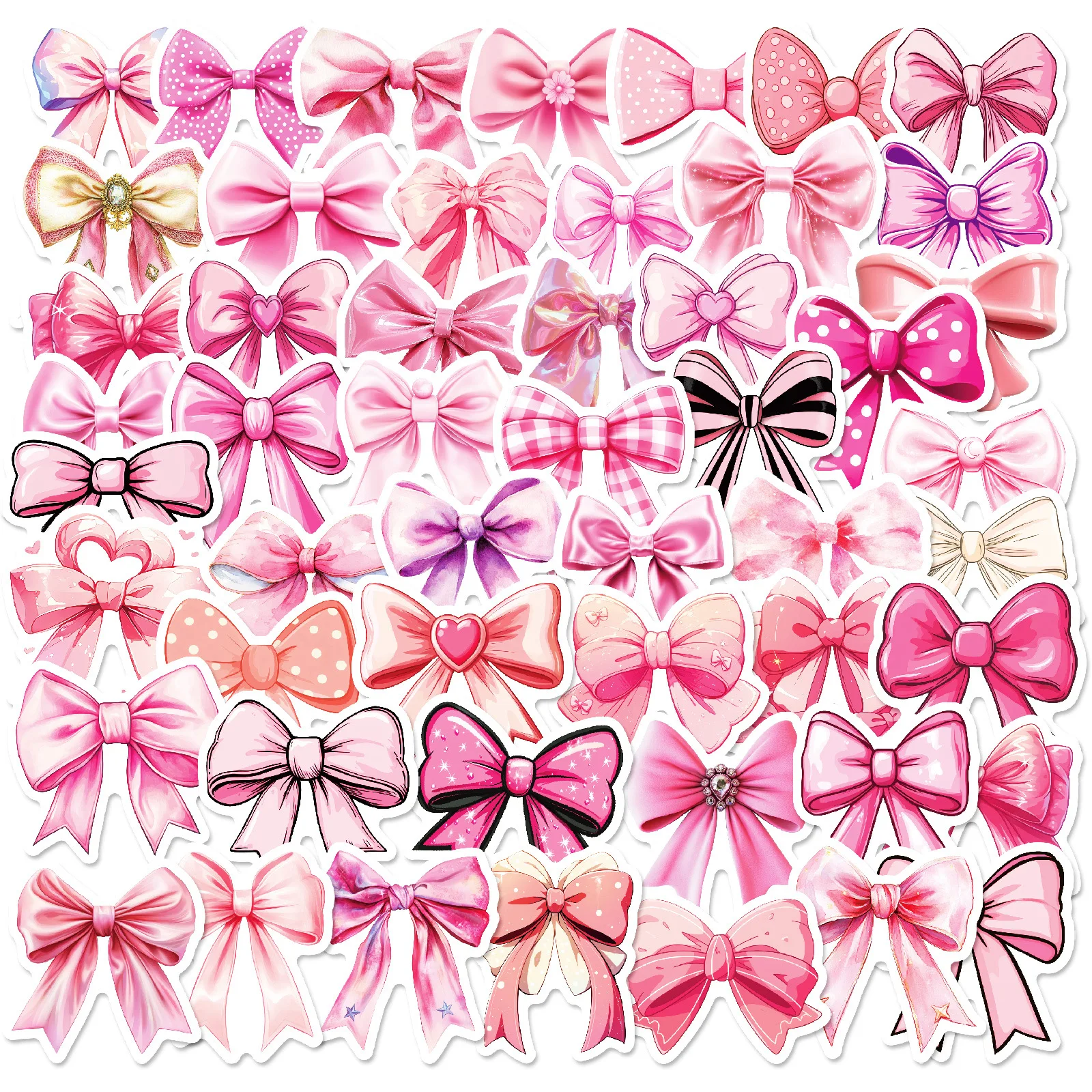 10/30/50PCS Pink Bow Sticker Cartoon Creative Personality Graffiti Decorative Decal Girl Toy Gift for Scrapbook Guitar Notebook
10/30/50PCS Pink Bow Sticker Cartoon Creative Personality Graffiti Decorative Decal Girl Toy Gift for Scrapbook Guitar Notebook