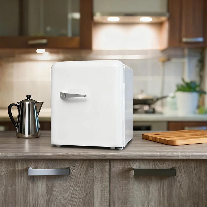 Compact Portable Refrigerator Retro Style 44 Liter Low Noise Beverage Cooler Electric Mini Fridge for Bedroom Household Hotel
Compact Portable Refrigerator Retro Style 44 Liter Low Noise Beverage Cooler Electric Mini Fridge for Bedroom Household Hotel