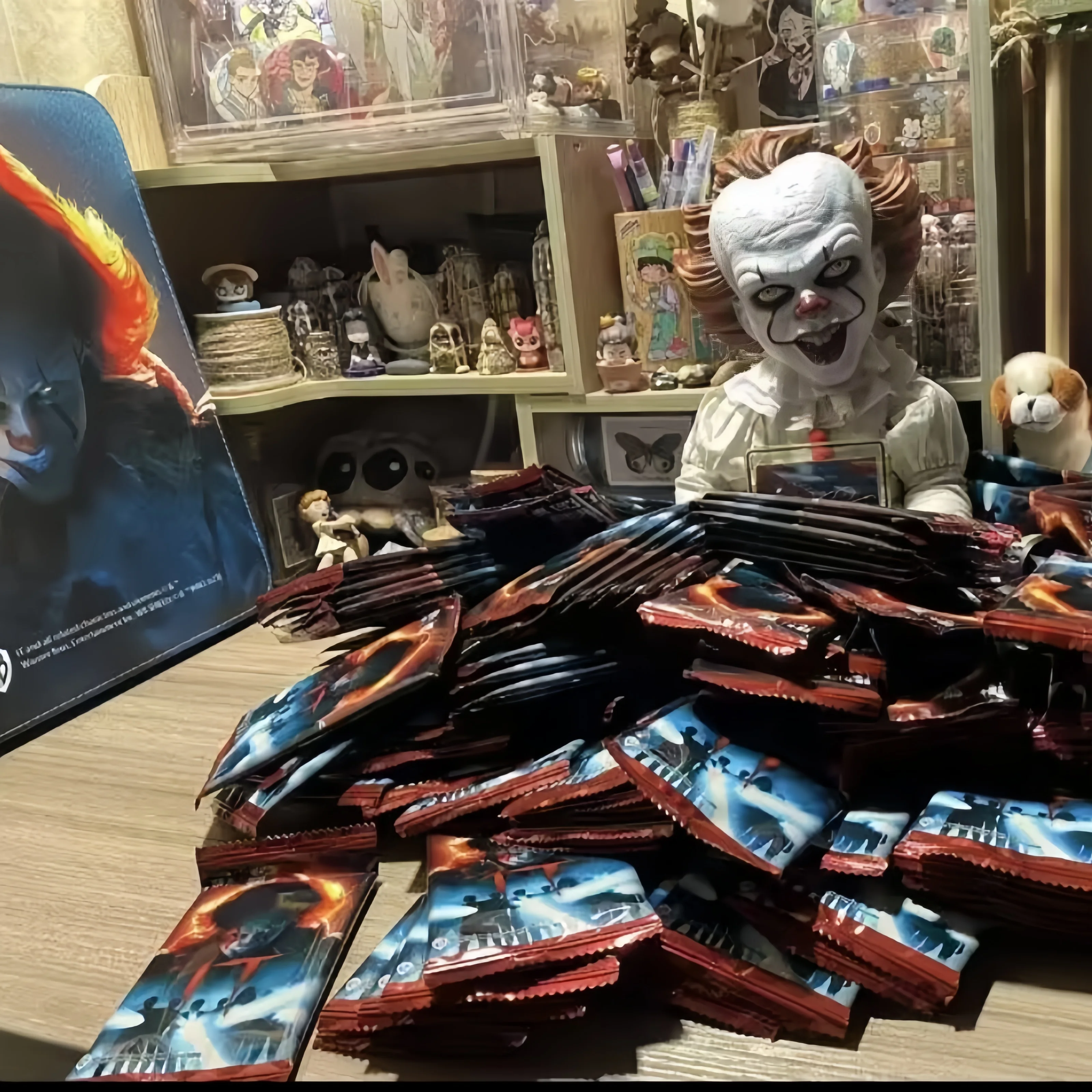 Genuine Authentic The Clown Return (It) Movie Collectible Cards Series Premium Blind Box Collection Card Collector'S Edition Box
Genuine Authentic The Clown Return (It) Movie Collectible Cards Series Premium Blind Box Collection Card Collector'S Edition Box